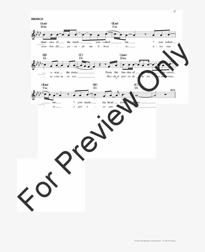 Sweet Redeemer / Jesucristo Yo Me Entrego Thumbnail - Violin, transparent png #8381692