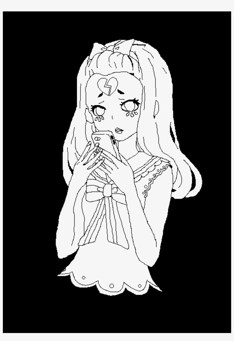 Sad Girl - Illustration, transparent png #8382009