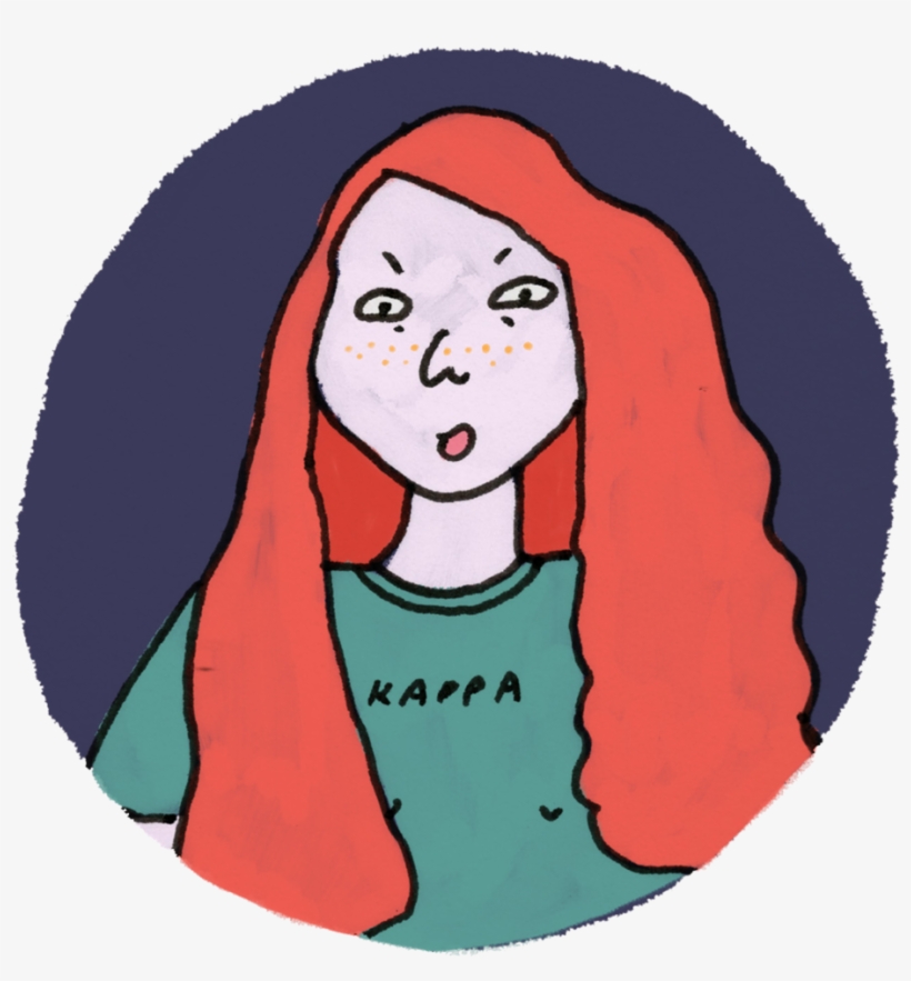 Ginger Kappa Girl - Illustration, transparent png #8382118