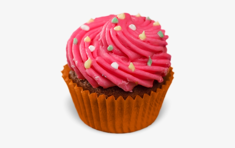 Red Swirl - Cupcake, transparent png #8382466