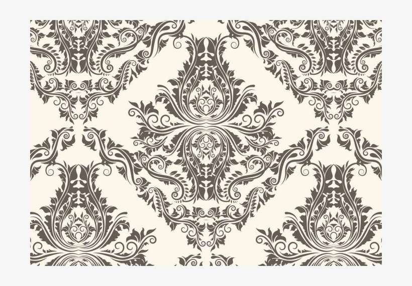 Damask Transparent Images - Free Damask Seamless Pattern, transparent png #8382556