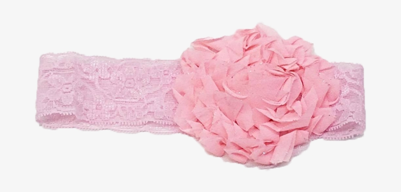 Baby Lace Headband - Rose, transparent png #8382574