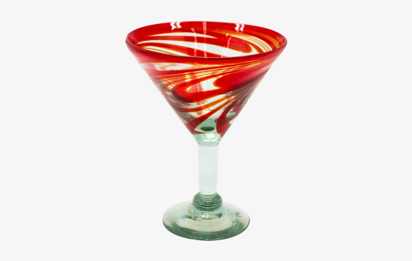 Swirl Cocktail Glass - Martini Glass, transparent png #8382668