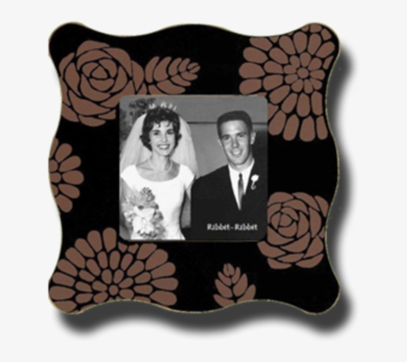 Damask Coal - Picture Frame, transparent png #8382748