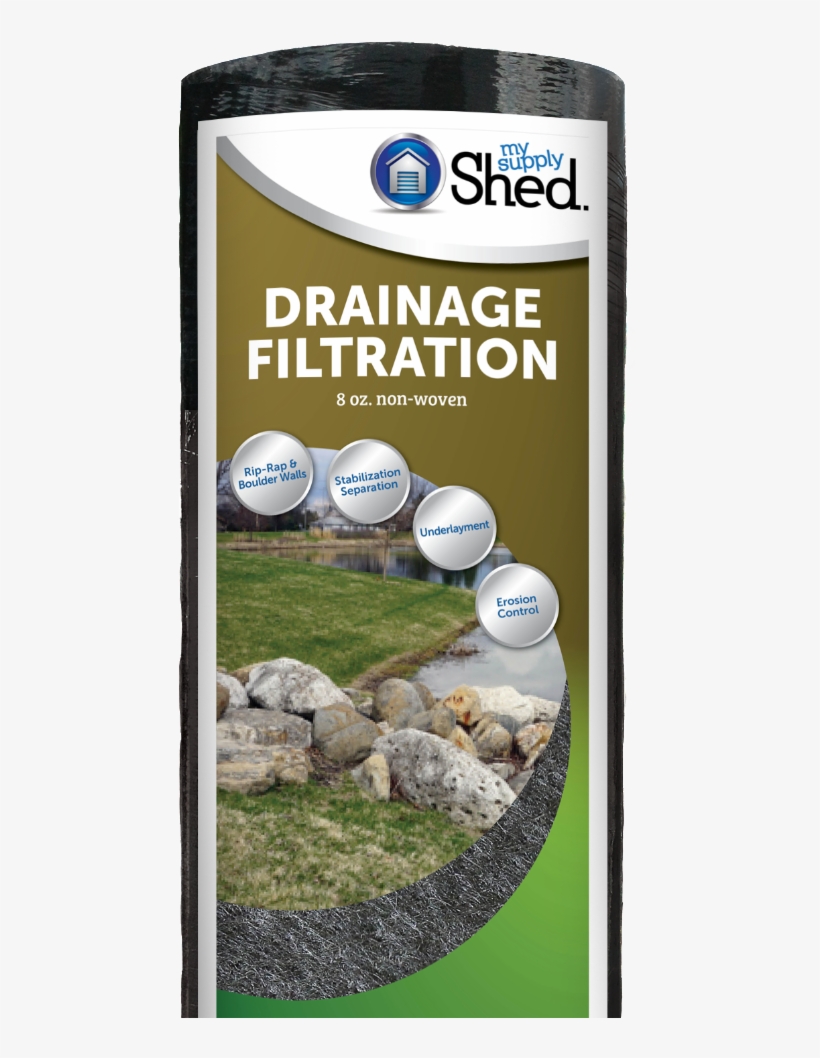 My Supply Shed Drainage & Filtration Landscape Fabric - Landscape Fabric, transparent png #8383530