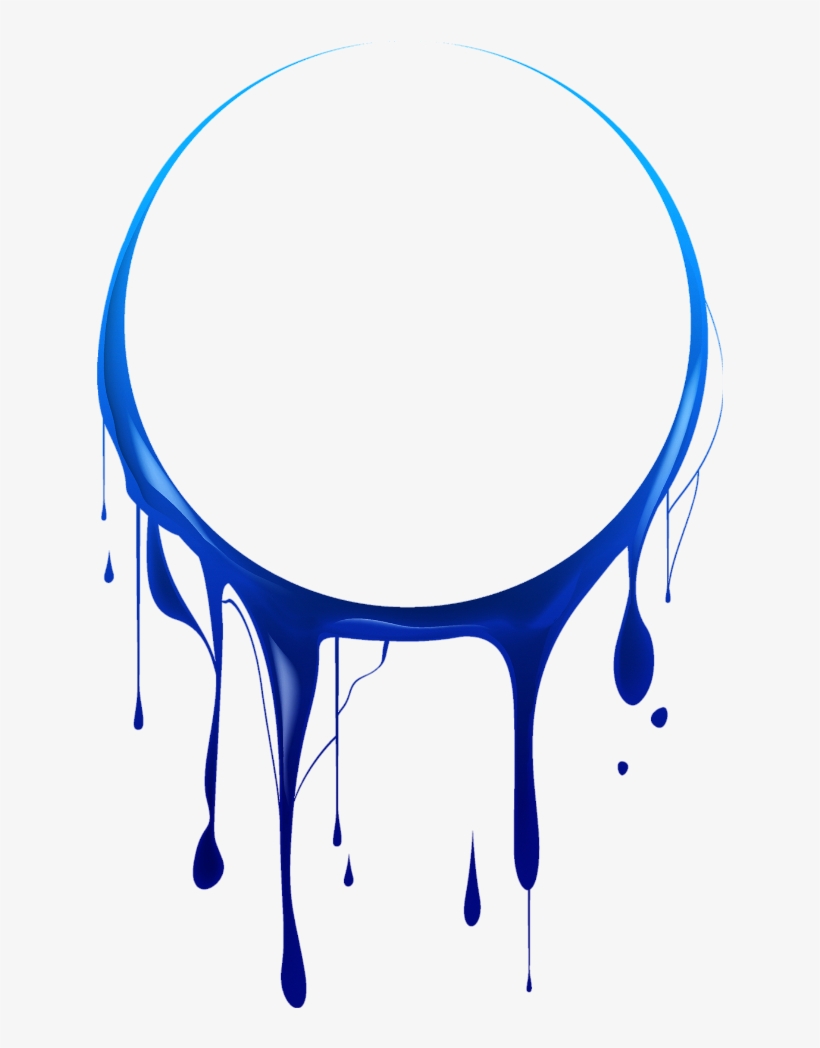 Mq Sticker - Circle Paint Drip Png, transparent png #8383953