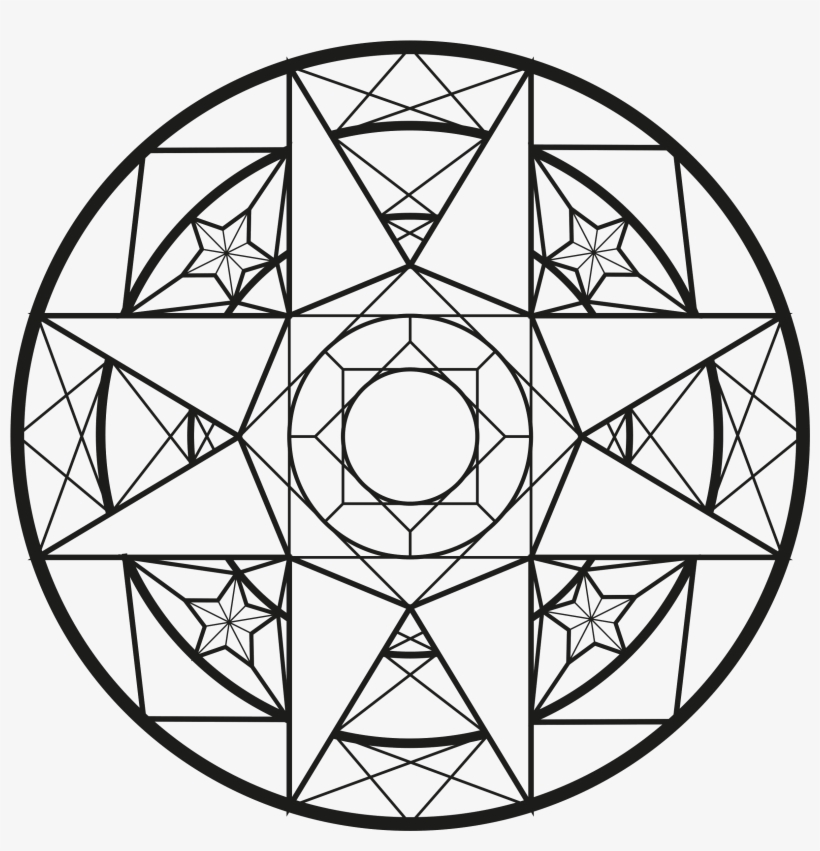 Print - Download - Mandala, transparent png #8383954