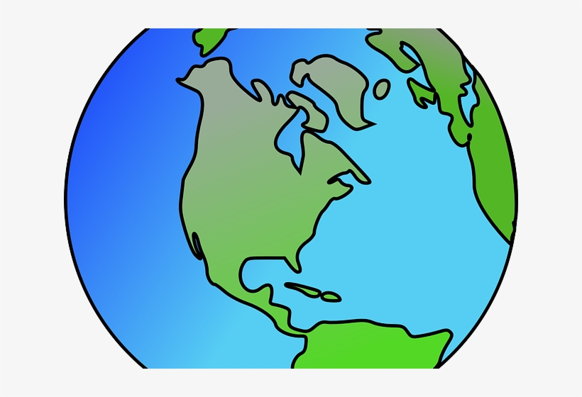 Earth Science Clipart - Plantilla Del Planeta Tierra, transparent png #8384097
