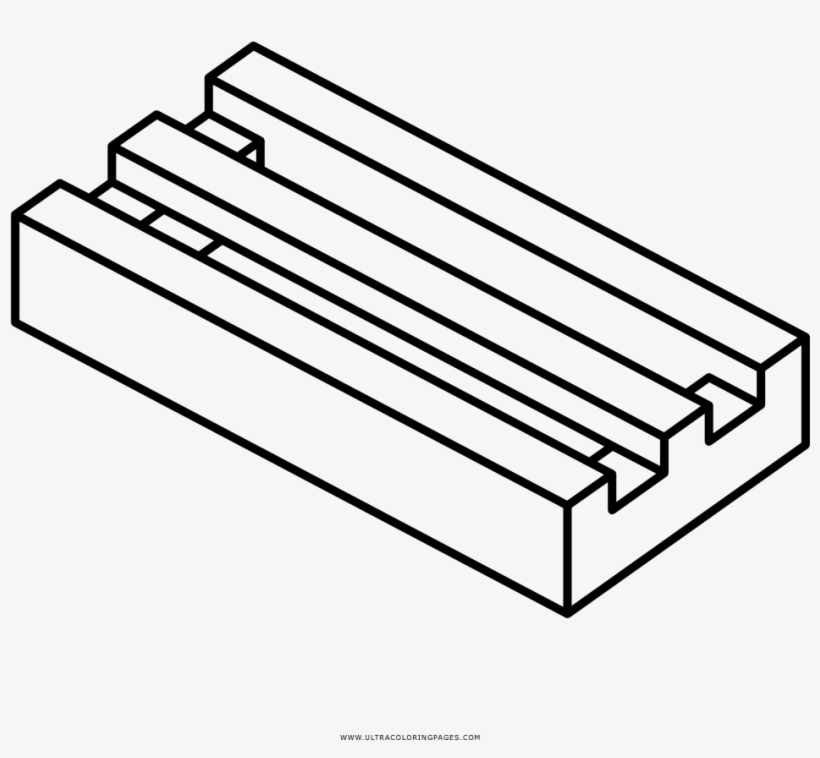 Lego Brick Coloring Page - Lego Bricks Drawing, transparent png #8384246