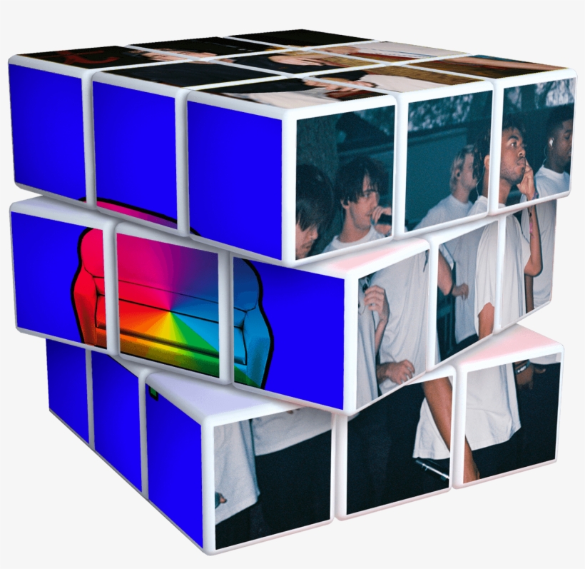 'iridescence' Rubiks Cube - Brockhampton Rubik's Cube, transparent png #8384478