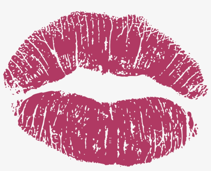 Beso Sticker - Red Lips Kiss Png, transparent png #8384690
