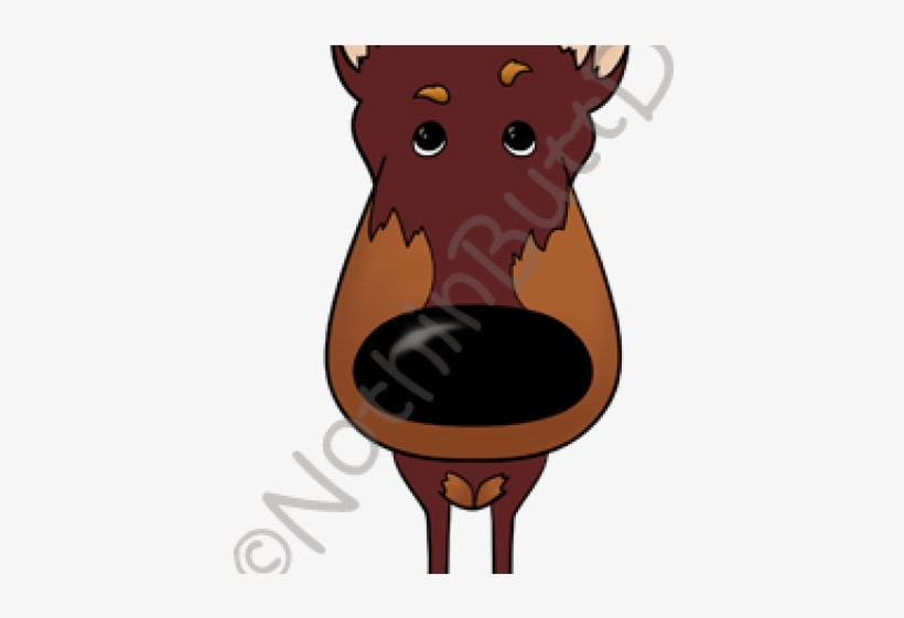 Doberman Pinscher Clipart Big Dog - Cartoon, transparent png #8385188