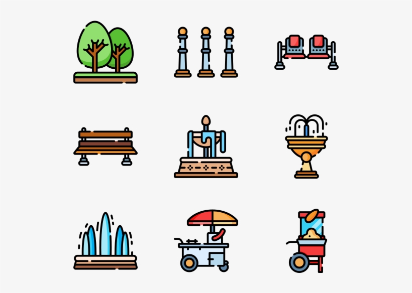 City Park - Daily Routine Icon Png, transparent png #8385262