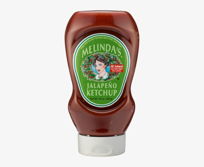 Melindas Jalapeo Ketchup Tangy & Spicy - Melinda's Ketchup, transparent png #8385401