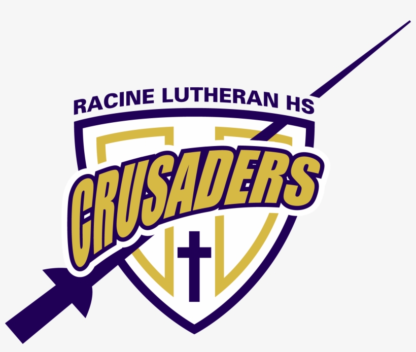 Crusader Shield - Racine Lutheran High School, transparent png #8385464
