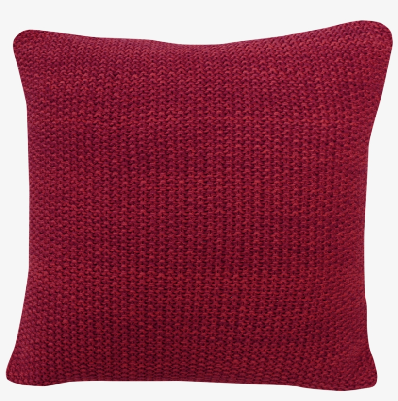 Milford Moss Knit Cushions - Cushion, transparent png #8385529