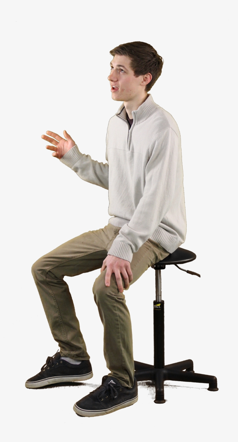 Person Talking Png - Sitting And Talking Png, transparent png #8385588