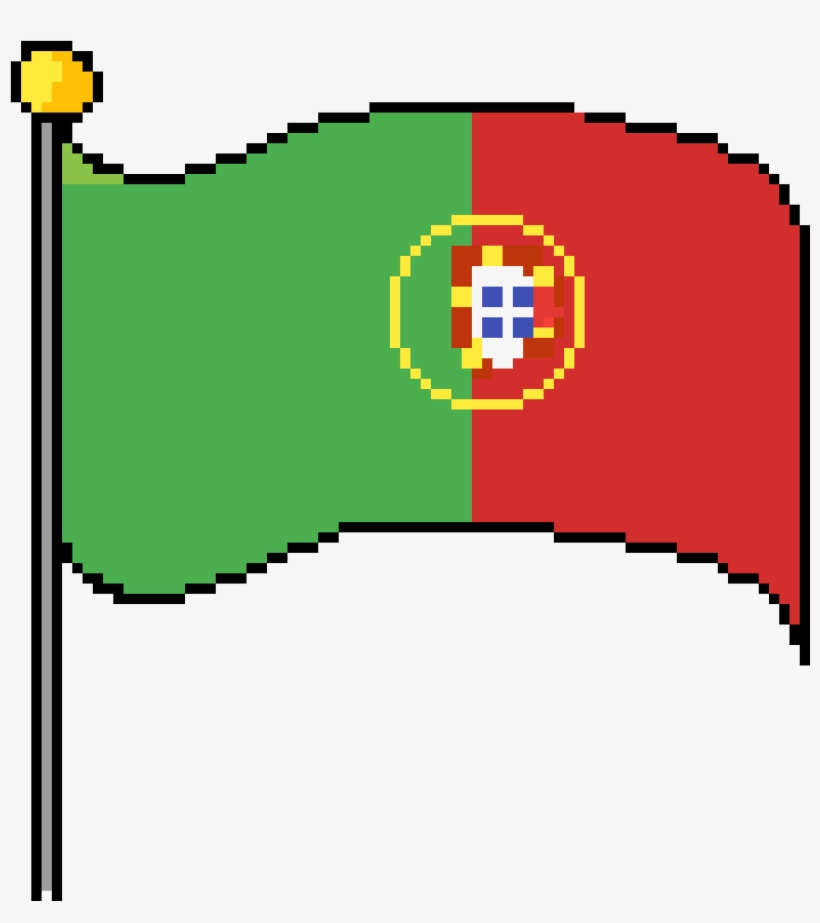Portugal Flag - Mario Flag, transparent png #8385592