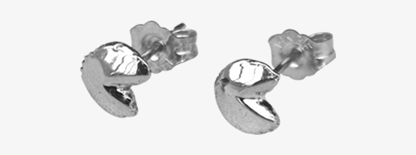 Fortune Cookie Studs - Earrings, transparent png #8385964