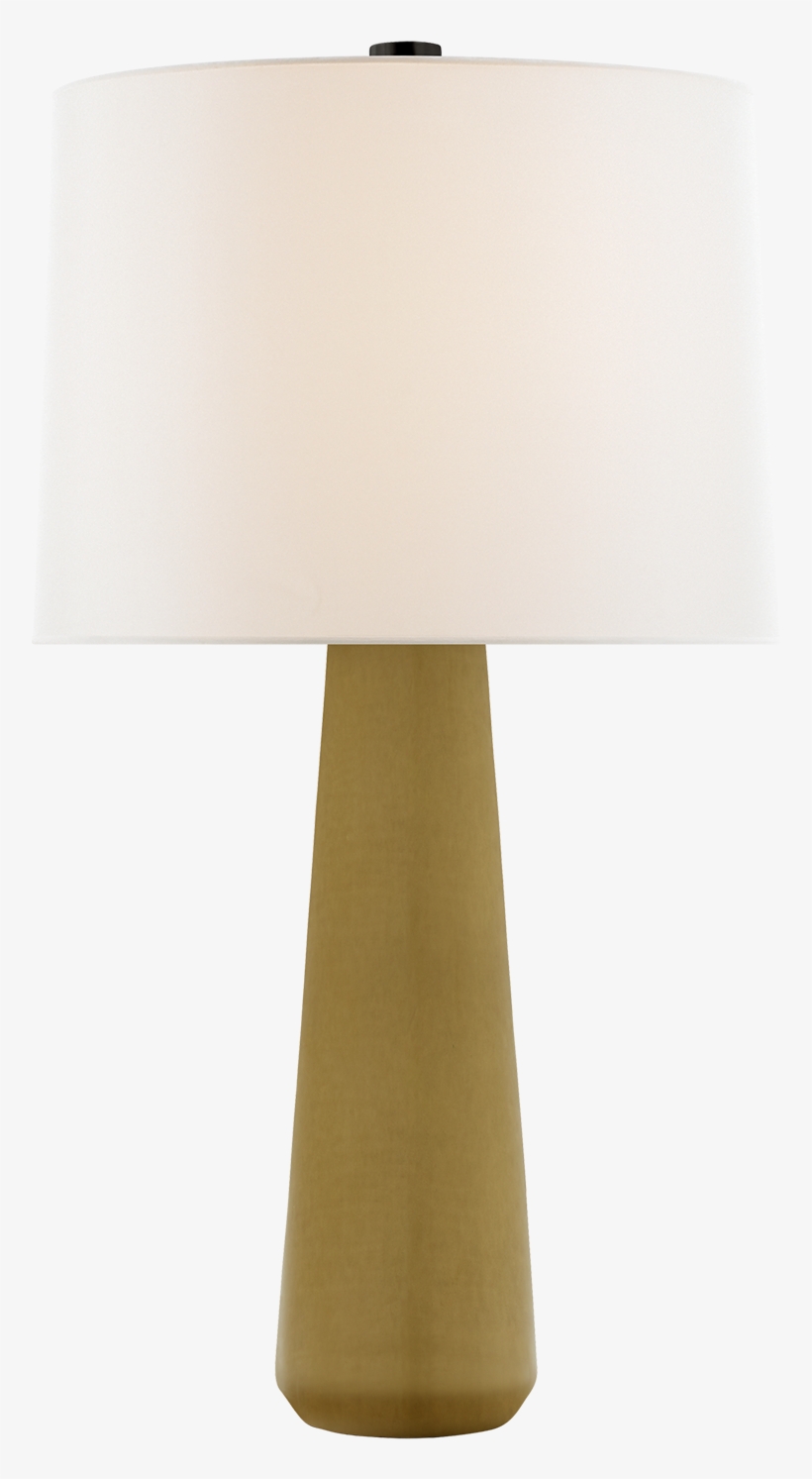 Athens Large Table Lamp In Dark Moss With Linen Shade - Lamp, transparent png #8385994