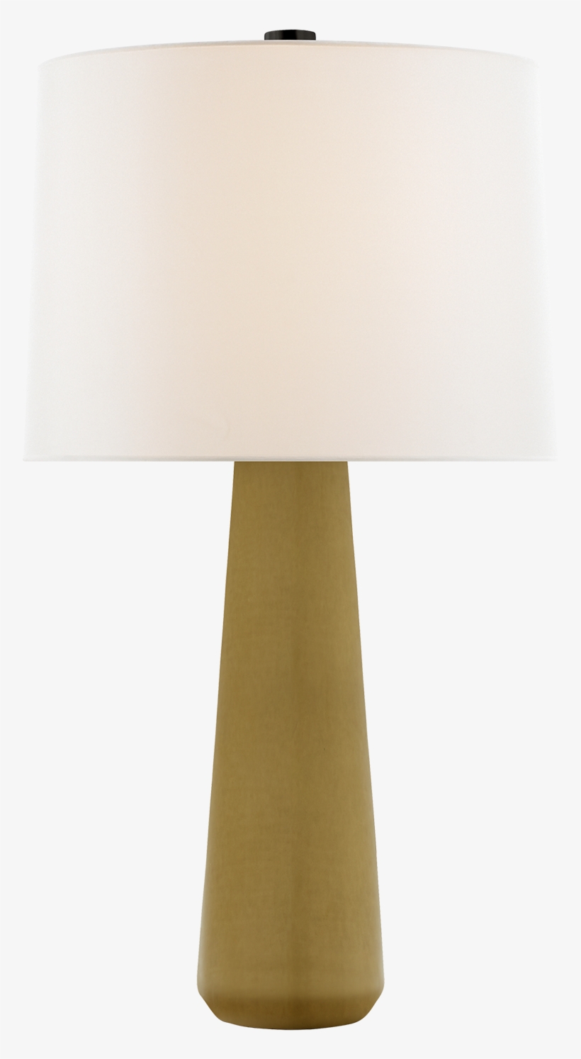 Athens Large Table Lamp In Dark Moss With Linen Shade - Lamp, transparent png #8385994