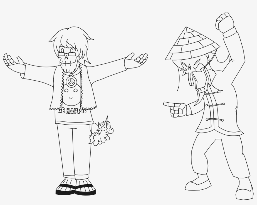 Fully Re-drawn And Colored Tcr Mr Optimism And Mr Fortune - Tcr Mr Fortune Cookie, transparent png #8386000