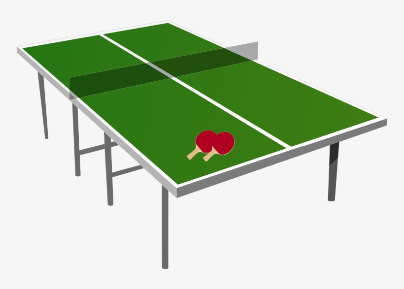 Related Cliparts - Table Tennis Table Clipart, transparent png #8386202