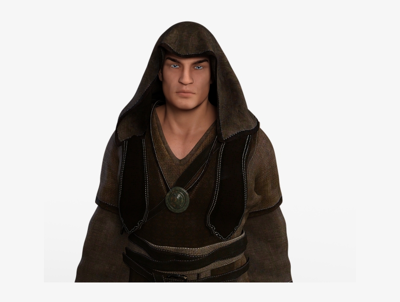 Monk, Friar, Kaputze, Habit, Garment, Mystical, Man - Monk Hood Png, transparent png #8386241