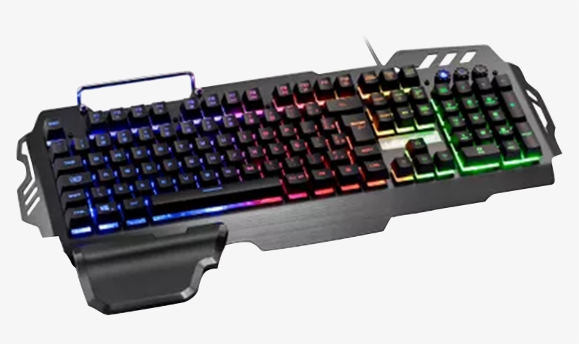 Teclado Gamer 3371 1507144464 - Teclado Gamer Warrior Semi Mecânico Abnt2 Preto, transparent png #8387193