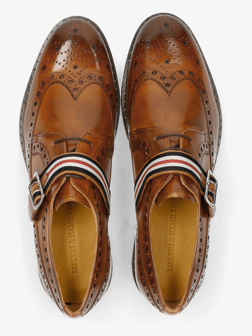 Monks Mika 7 Tan Monk Strap Backloop - Melvin & Hamilton Alex, transparent png #8387326