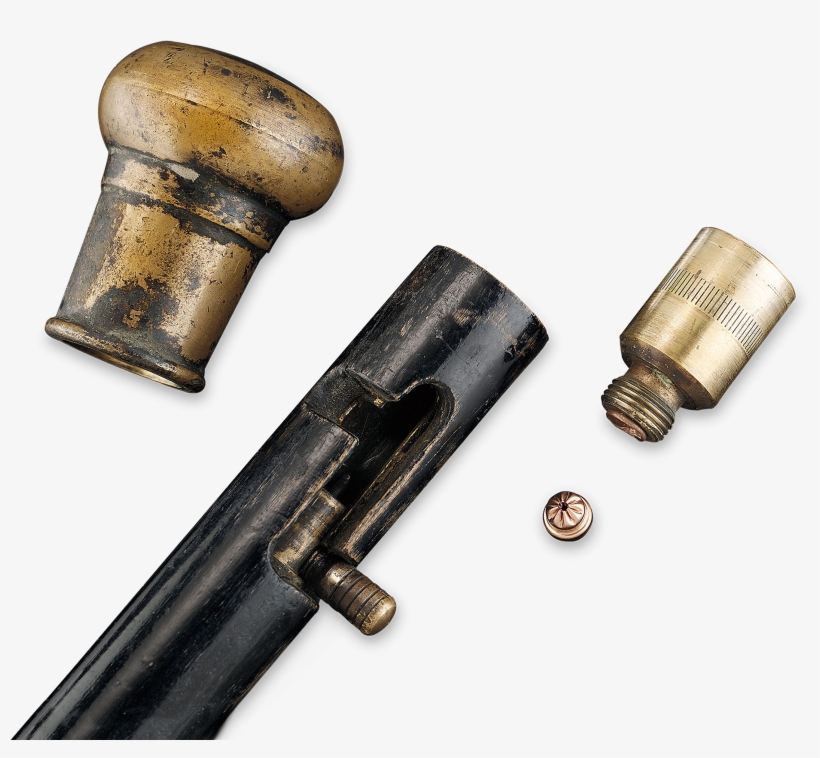 Rocket Flare Cane - Wood, transparent png #8387389