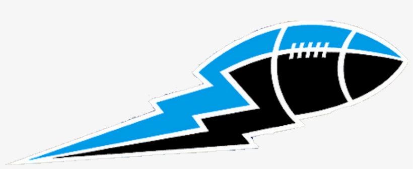 Blue And Black Football Lightning Bolt - Blue Bombers Logo Png, transparent png #8387865