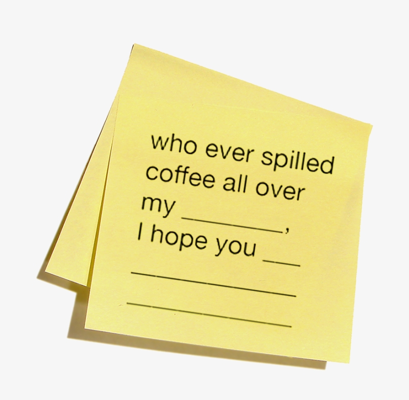 Postit - Paper, transparent png #8387912