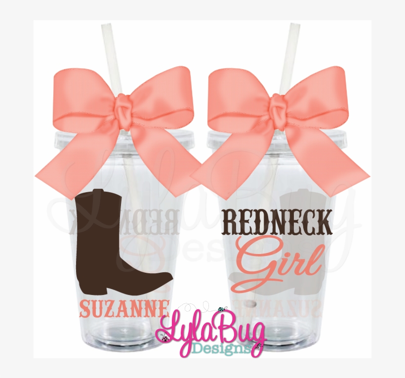 Redneck Girl Tumbler - Cheer Cups, transparent png #8388104