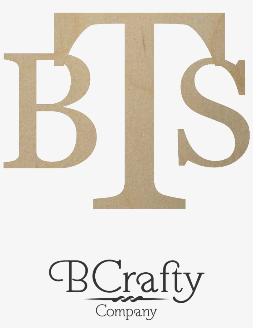 Wooden Initial Monogram - Calligraphy, transparent png #8388886