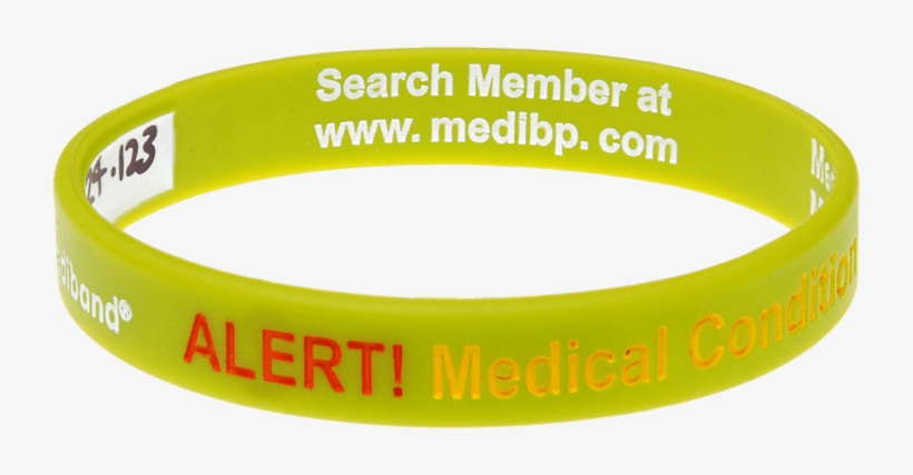 Neon Medical Condition Write-on Medical Id Bracelet - Plastic, transparent png #8389254