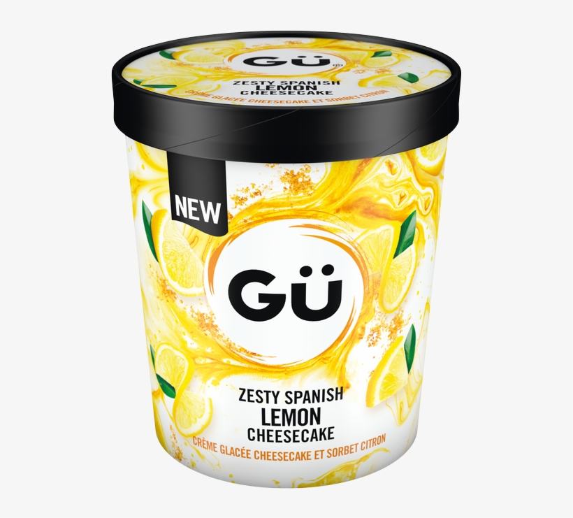 Meanwhile, The Spanish Lemon Cheesecake Contains Smooth, - Ice Cream, transparent png #8389377