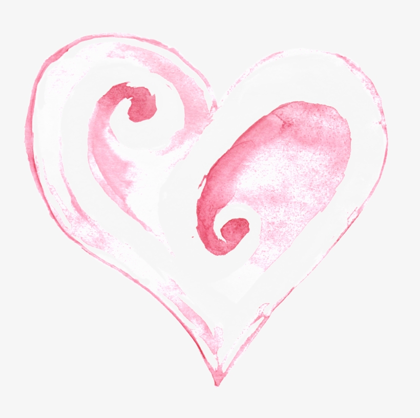Pink Cloud Love Transparent Decorative - Heart, transparent png #8389606