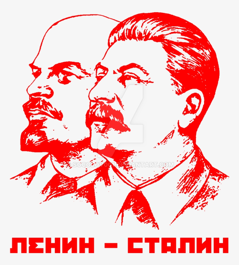 Lenin And Stalin By Socolov001-d940pty - Vladimir Lenin, transparent png #8390009