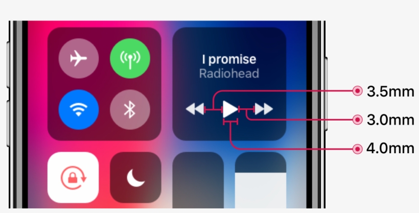 The Simple Fix To Ios Playback Buttons In Control Center - The Mask, transparent png #8390043