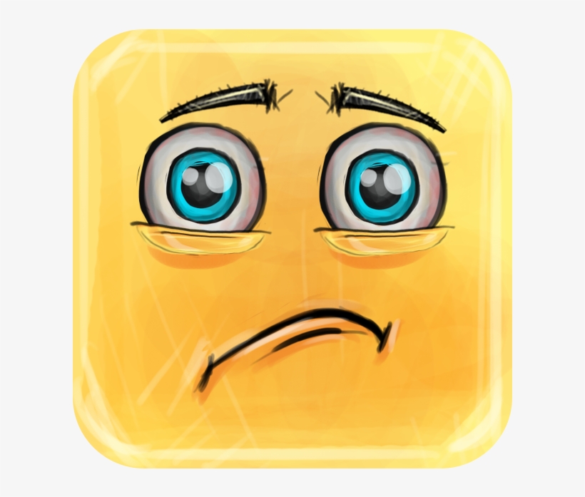 Sad - Smiley, transparent png #8390084