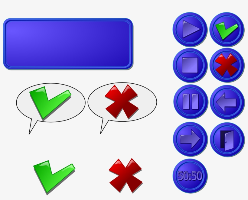 Gui Buttons Cross - เครื่องหมาย การ ลบ Clipart, transparent png #8390085