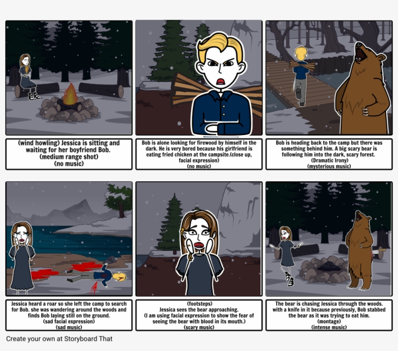 New Hitchcock Movie Storyboard By Scott - Cartoon, transparent png #8390419