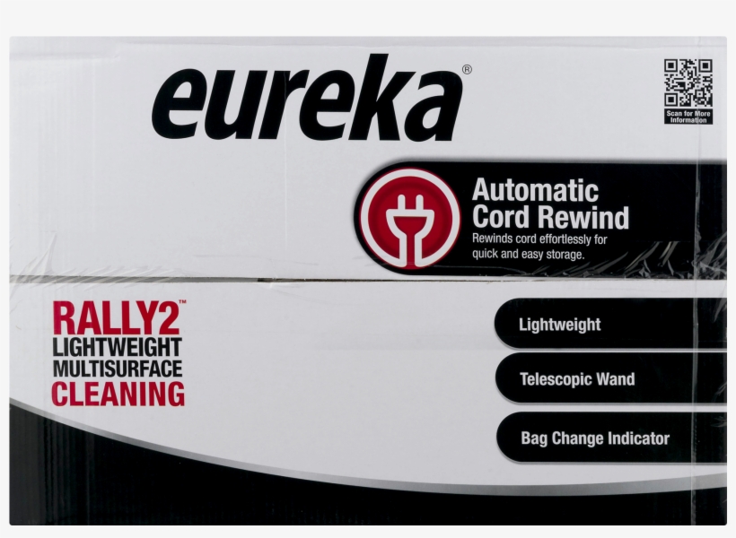 Eureka Rally 2 Canister Vacuum With Automatic Cord - Parallel, transparent png #8390650