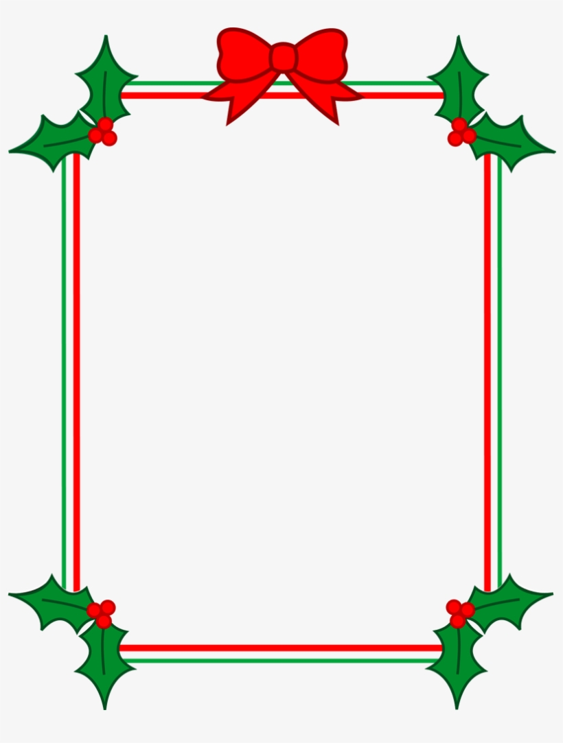 Jpg Transparent Holiday Clip Art Free Borders Mysummerjpg - Transparent Christmas Clipart Borders, transparent png #8390810