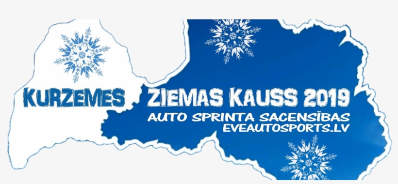 Cropped Kurzemes Ziemas Kauss 2019 Logo - Copos De Nieve Vector, transparent png #8391482