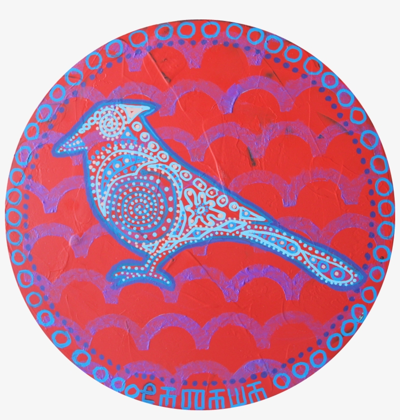 #66 Blue Jay, Canada 150 Paintings By Natasa Vretenar - Circle, transparent png #8392788