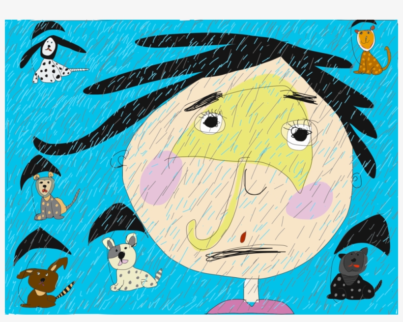 Rainy Day Blues - Illustration - Free Transparent PNG Download - PNGkey
