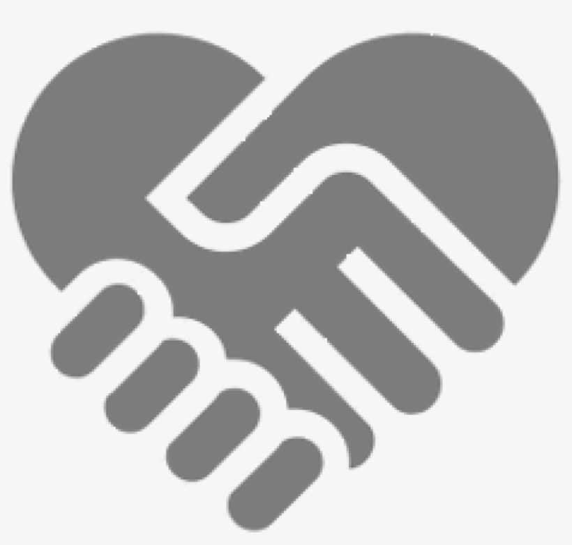 Heart Logo 1 - Shake Hands, transparent png #8393075