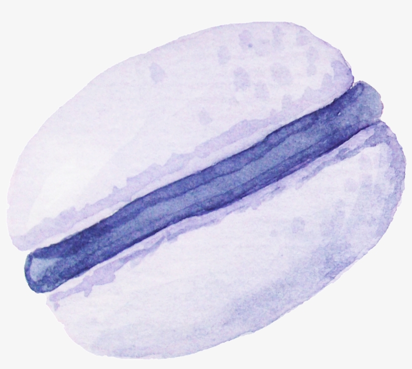 Blue Blue Macaron Transparent Decorative - Drawing, transparent png #8393105